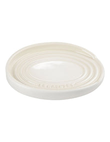 Oval Spoon Rest in Meringue