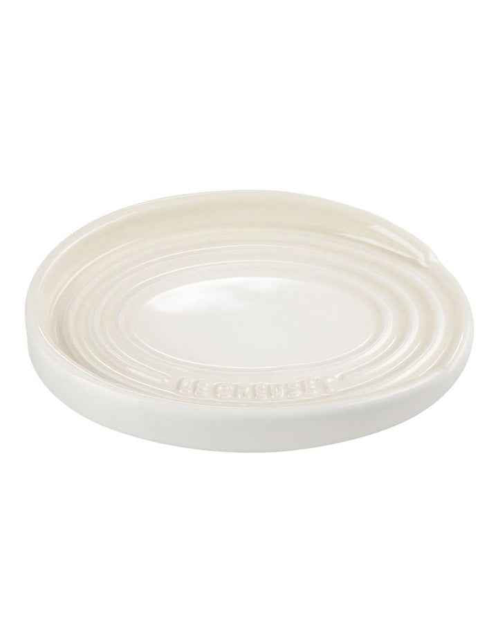 Oval Spoon Rest in Meringue