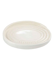Oval Spoon Rest in Meringue