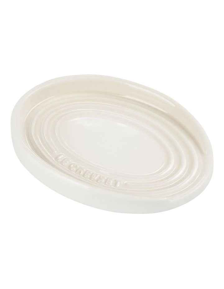 Oval Spoon Rest in Meringue
