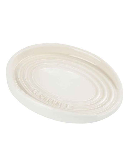 Oval Spoon Rest in Meringue
