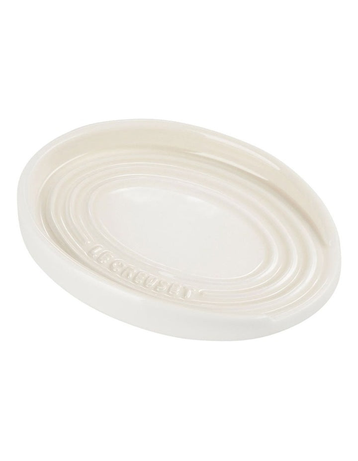 Oval Spoon Rest in Meringue
