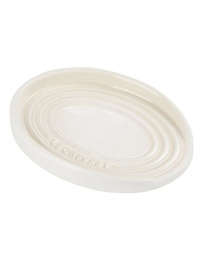 Oval Spoon Rest in Meringue