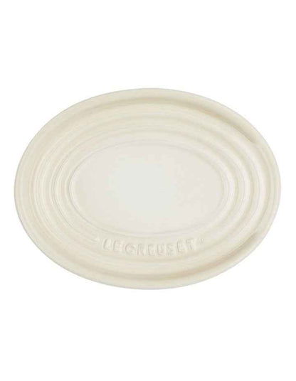 Oval Spoon Rest in Meringue