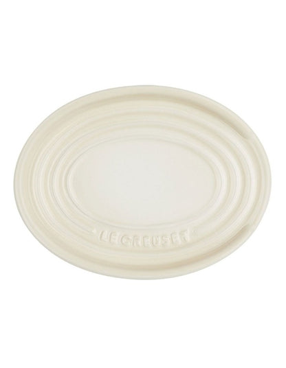 Oval Spoon Rest in Meringue