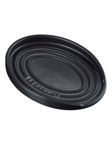 Oval Spoon Rest in Satin Black