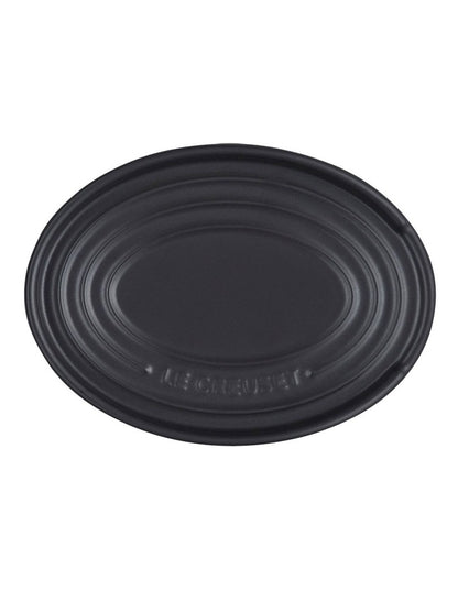 Oval Spoon Rest in Satin Black