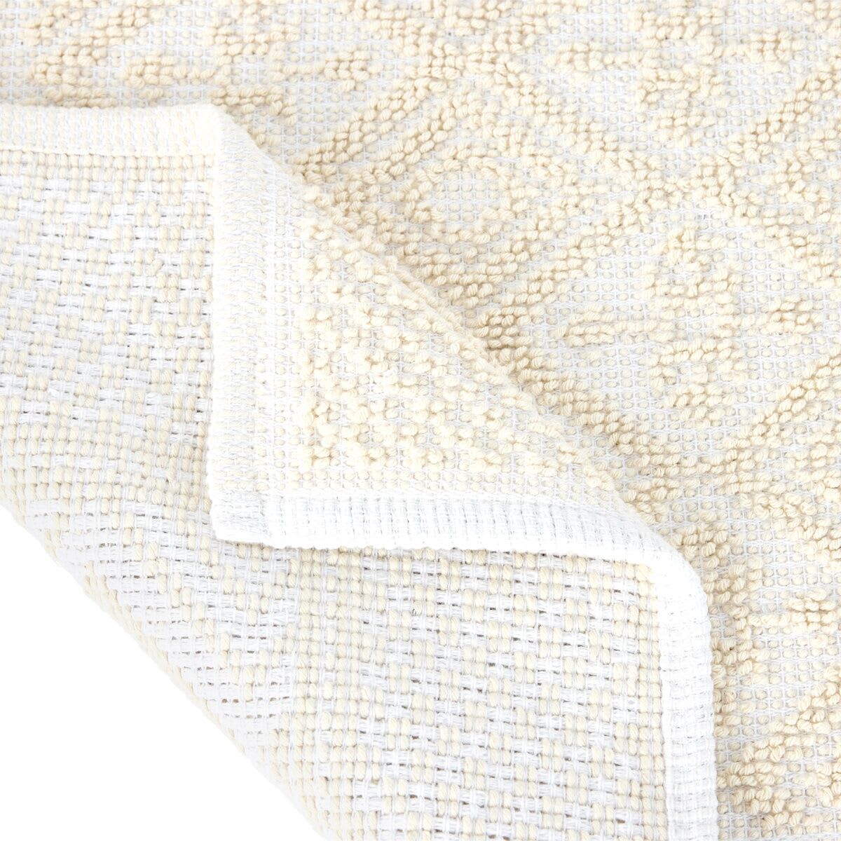 Jacquard Bath Mat - Natural