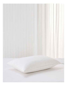 Goose Down and Feather Pillow in White