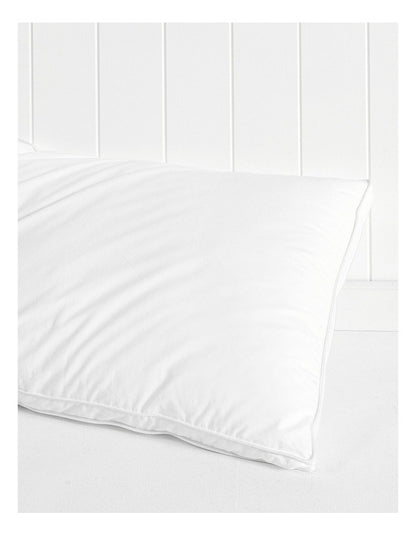 Goose Down and Feather Pillow in White