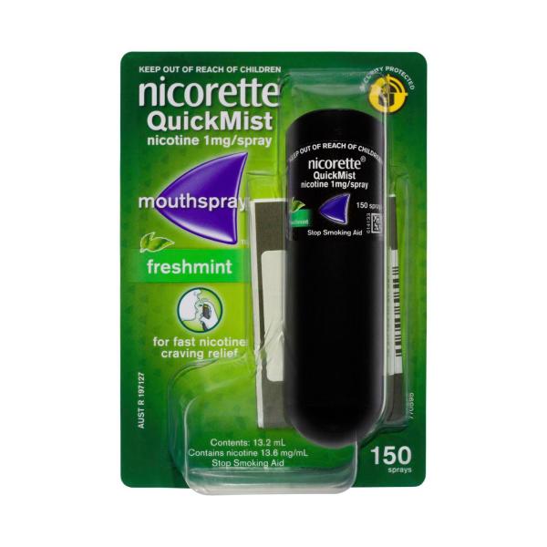 NICORETTE QUICKMIST MOUTH SPRAY FRESHMINT 1PK 13.2ML