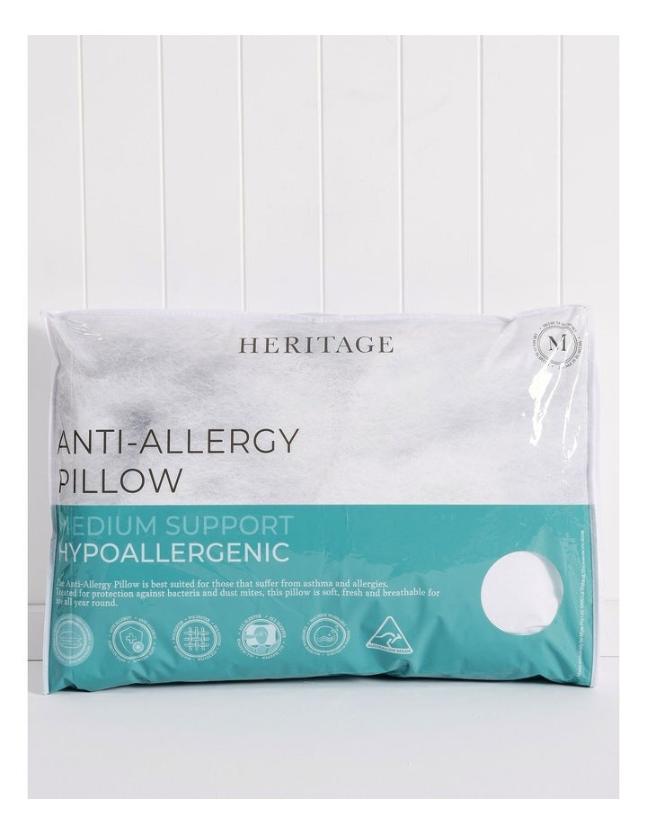 Anti Allergy Pillow in White