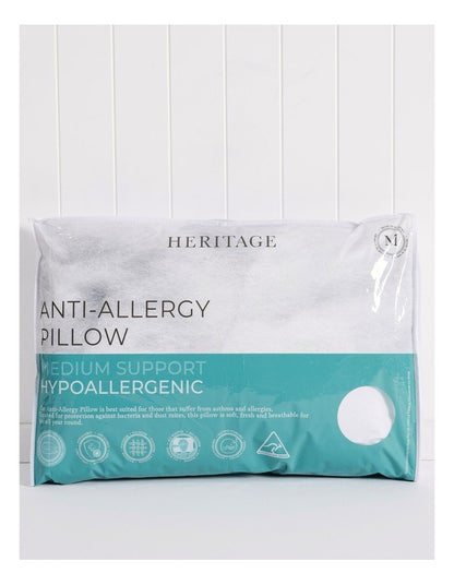 Anti Allergy Pillow in White
