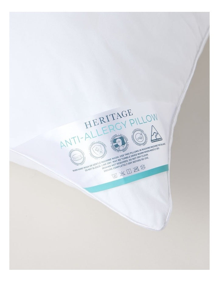 Anti Allergy Pillow in White