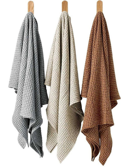 Waffle Throw in Feather