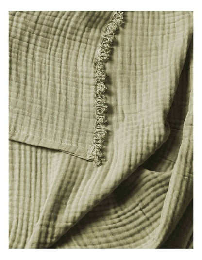 Crinkle Throw in Elm