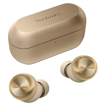 Technics AZ100 Premium True Wireless Noise Cancelling In-Ear Headphones (Champayne Gold))