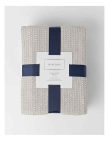 Summer Waffle Blanket in Natural