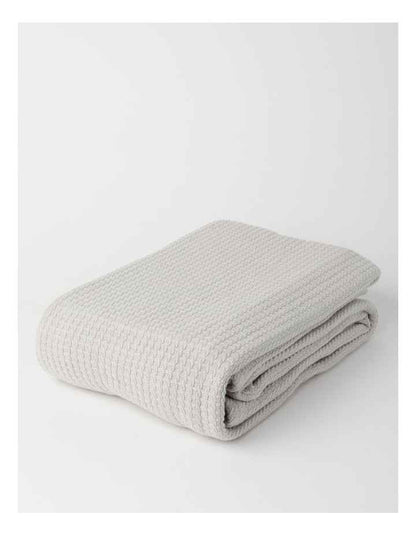 Summer Waffle Blanket in Natural