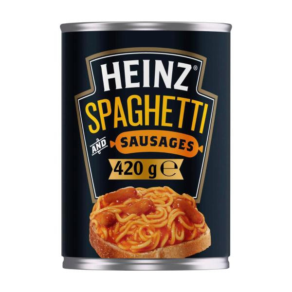 HEINZ SPAGHETTI AND SAUSAGES PASTA MEAL