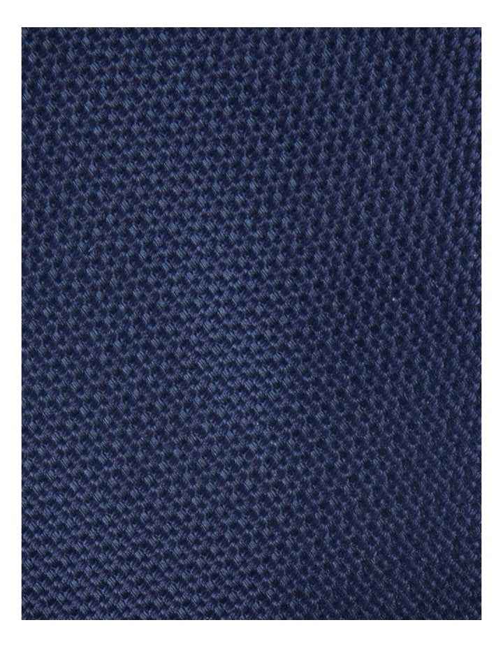 Textured Poly Tie Navy