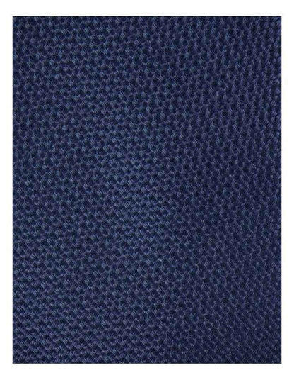 Textured Poly Tie Navy