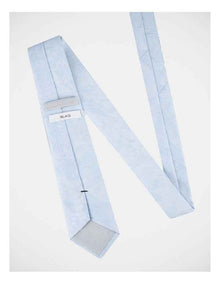 Paisley Poly Tie Blue