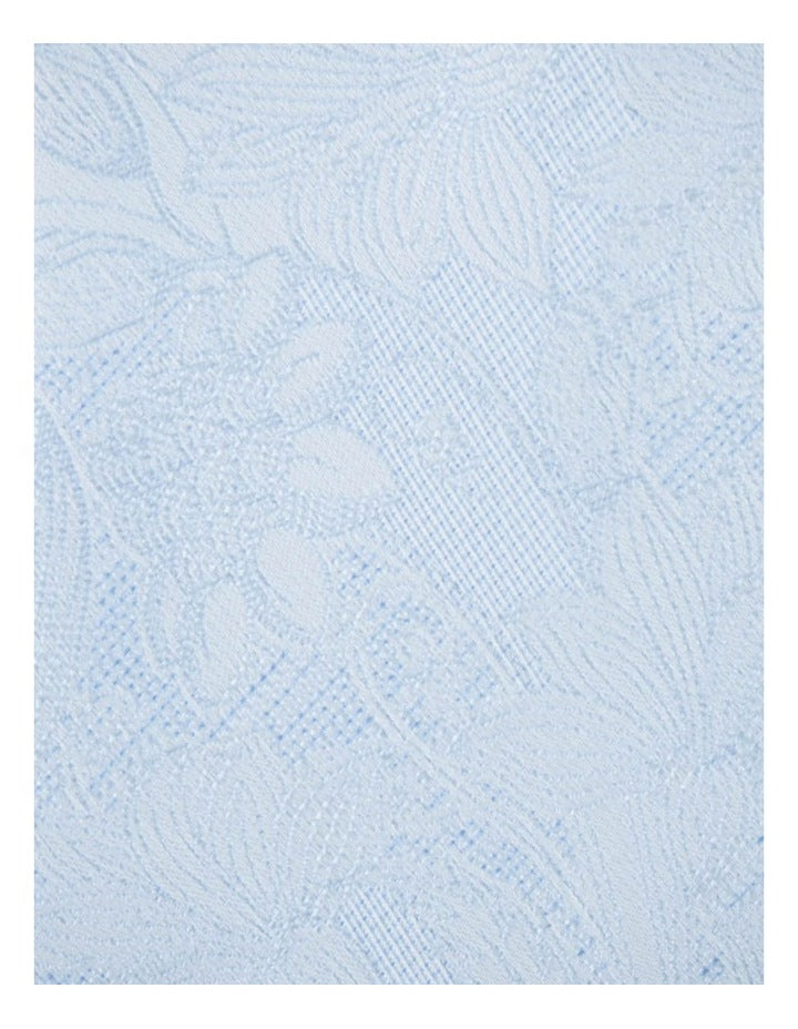 Paisley Poly Tie Blue