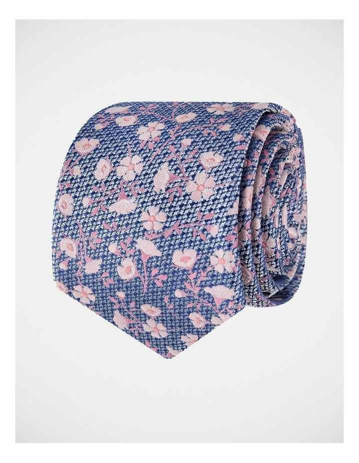 Floral Poly Tie Pink