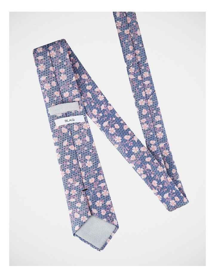 Floral Poly Tie Pink