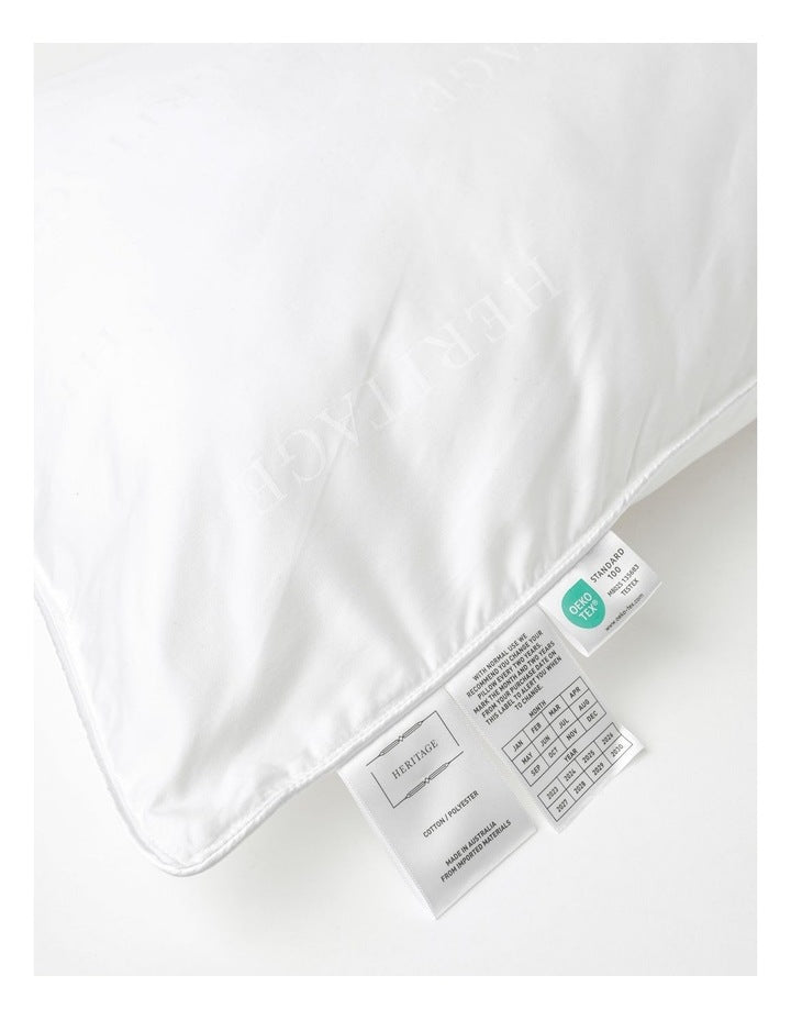 Front Sleeper Pillow in White