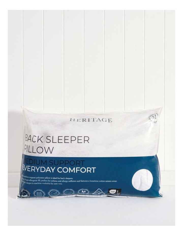 Medium Support Back Sleeper Pillow