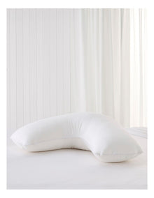 Curved Pillow in White