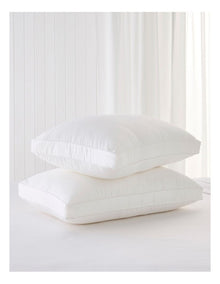 Gusseted Pillow 2 Pack in White