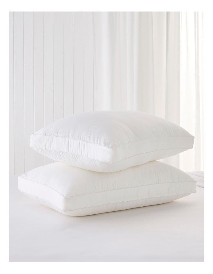 Gusseted Pillow 2 Pack in White