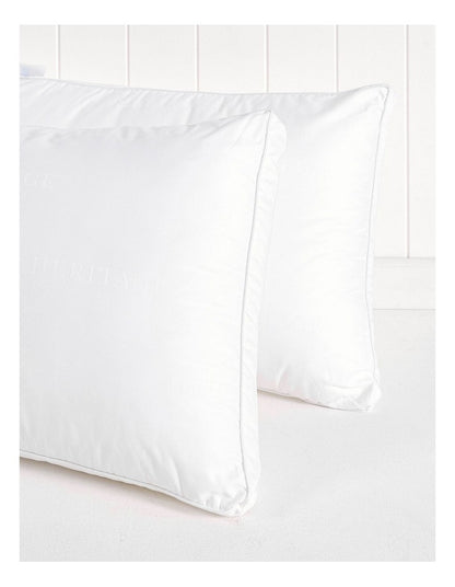 Gusseted Pillow 2 Pack in White