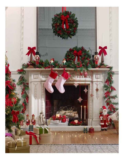 Heirloom Christmas 4pk Glittered Snowflake Ornament 11cm in Red