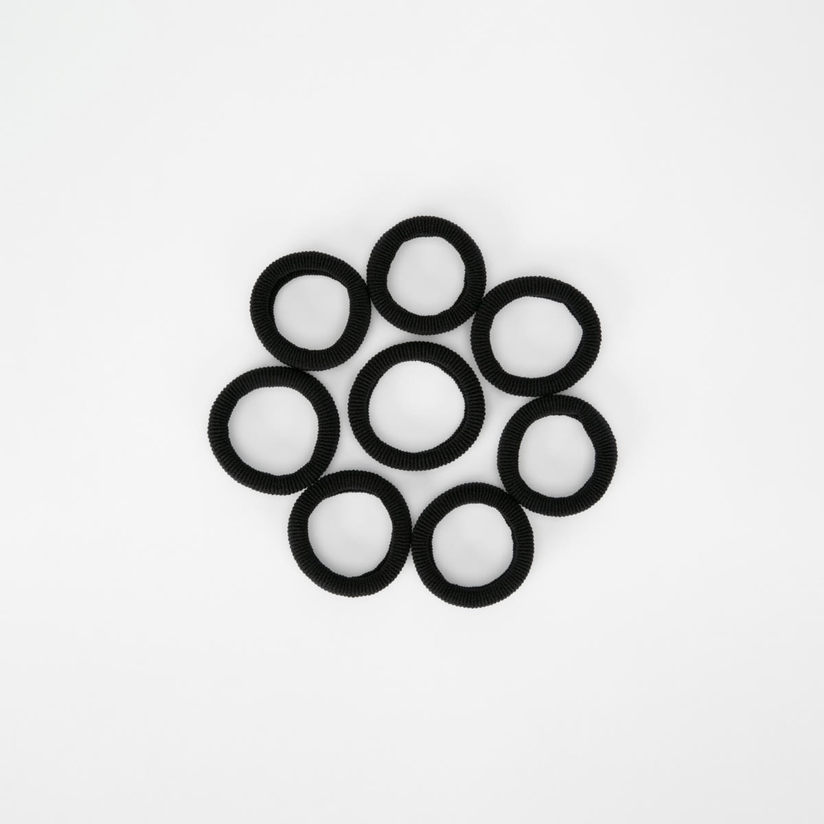 OXX Haircare 8 Pack Ponytailers - Black, Extra Large Thick