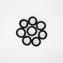 OXX Haircare 8 Pack Ponytailers - Black, Extra Large Thick