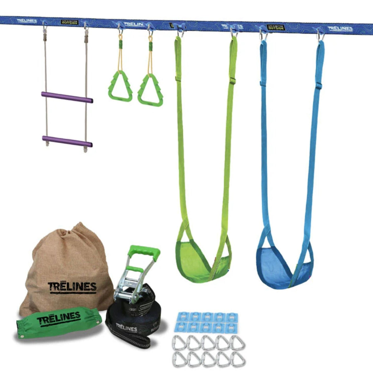 Swingset Gymnastics Line 11m by Trelines Outdoor Play Gross Motor Skills 3yrs+