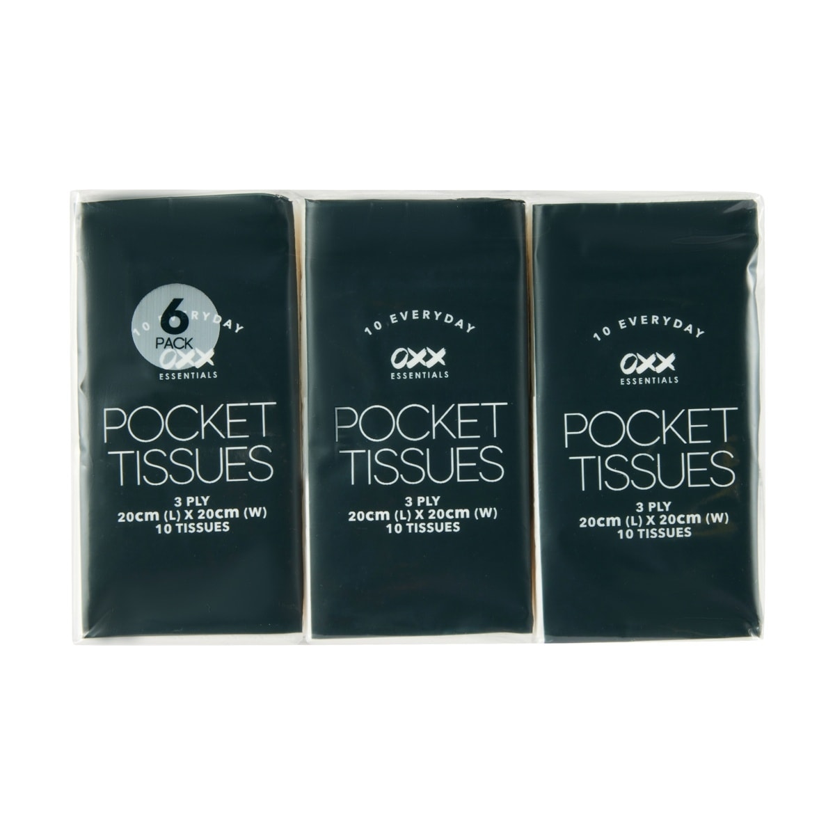 6 Pack Everyday Pocket Tissues