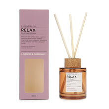 Aroma Relax Lavender & Chamomile Essential Oil Blend Liquid Reed Diffuser 130ml