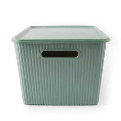 18L Ribbed Container - Green