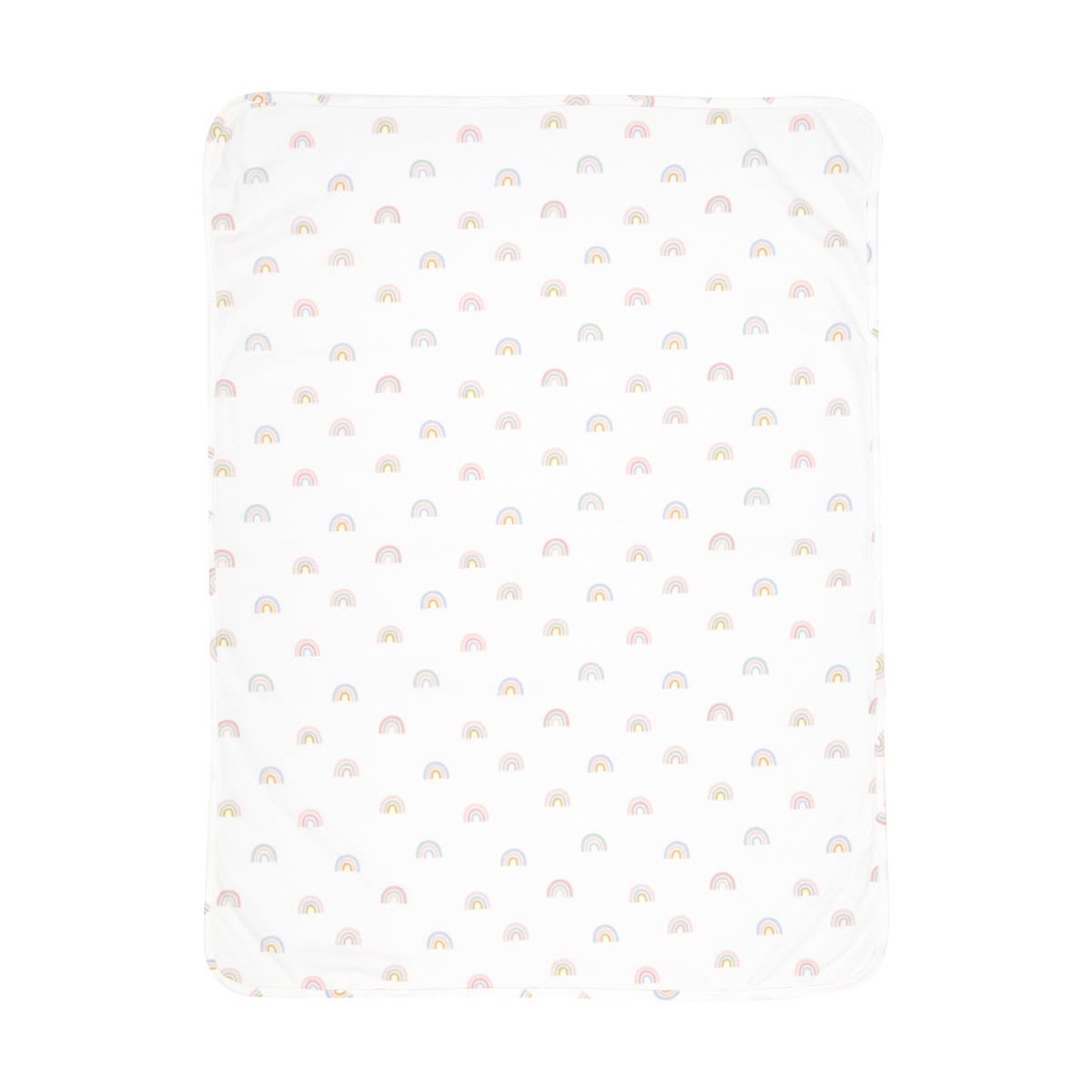 Cotton Jersey Blanket - Rainbow