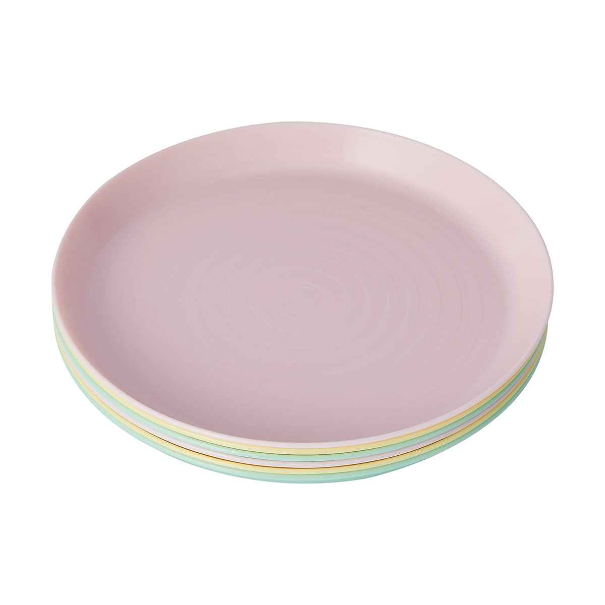 6 Pack Pastel Plates