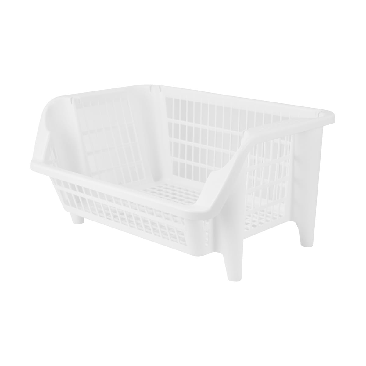 Stackable Basket - White