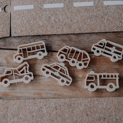 Kinfolk Pantry Service Vehicle Eco Cutter Set Playdough Sand Toys Art and craft for kids 3yrs+