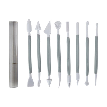 9 Piece Clay Tools