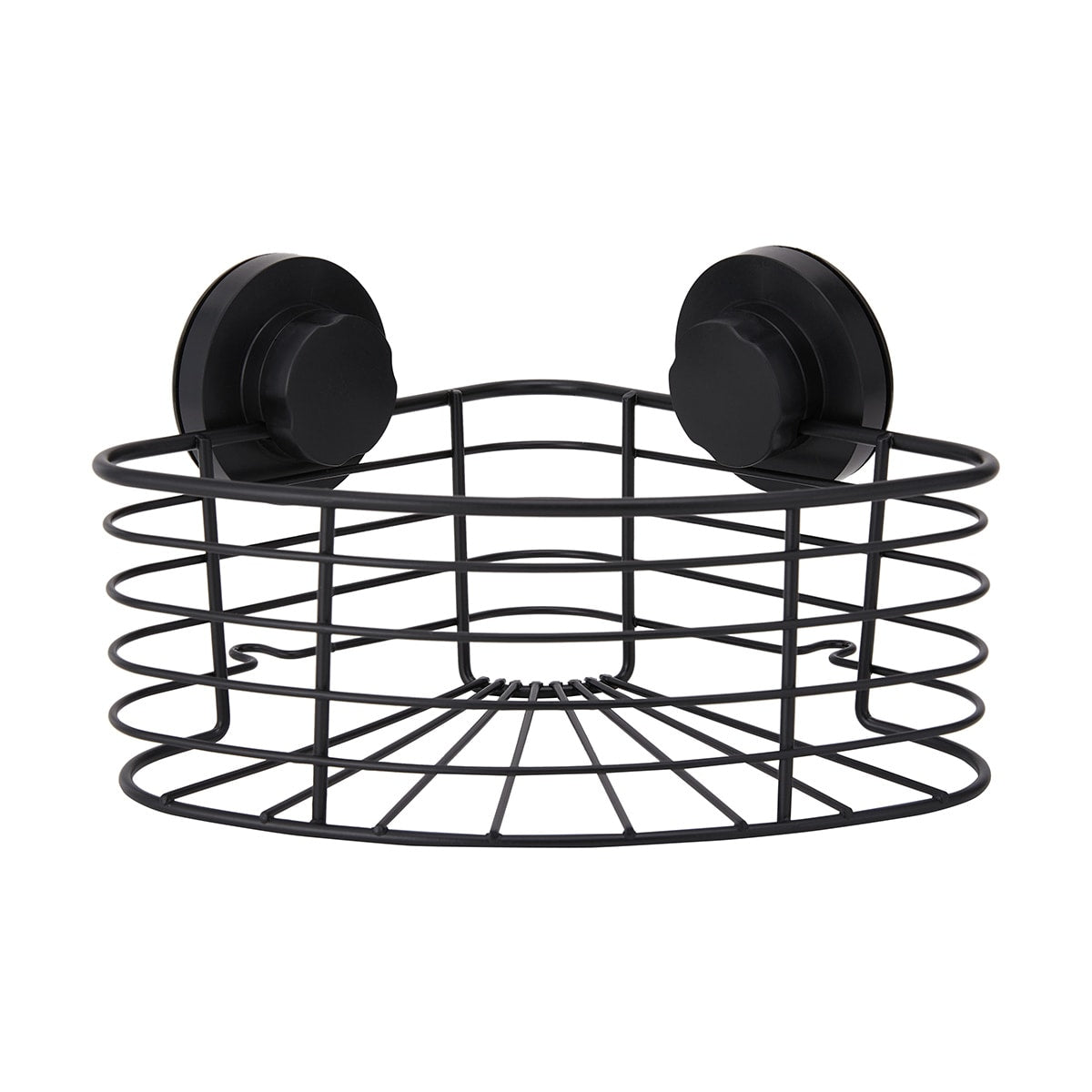 Black Suction Corner Caddy