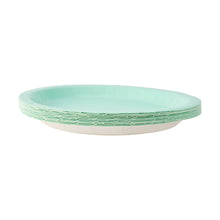 16 Piece Pastel Green Paper Plates